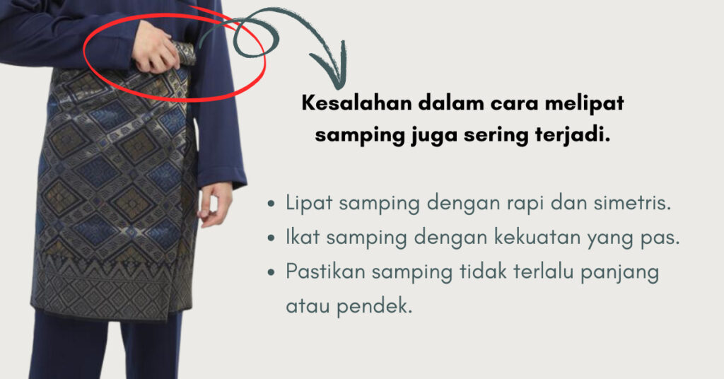 Cara Pakai Samping Baju Melayu Johor