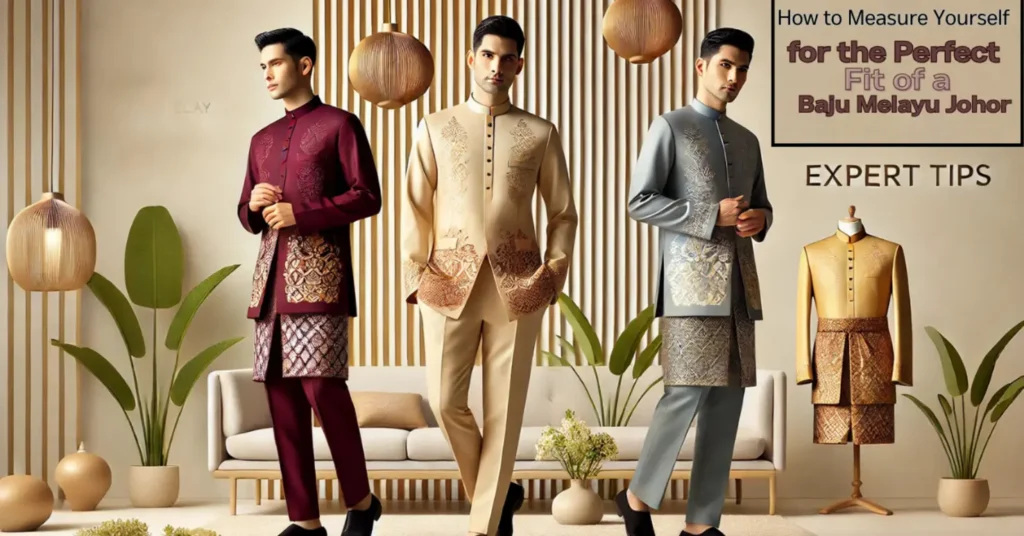 How to Measure Yourself for the Perfect Fit of a Baju Melayu Johor | esmartway