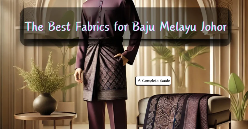 The Best Fabrics for Baju Melayu Johor | esmartway