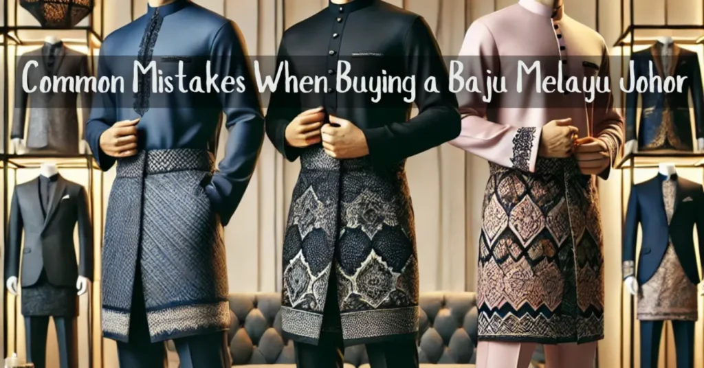 Common Mistakes When Buying a Baju Melayu Johor | esmartway