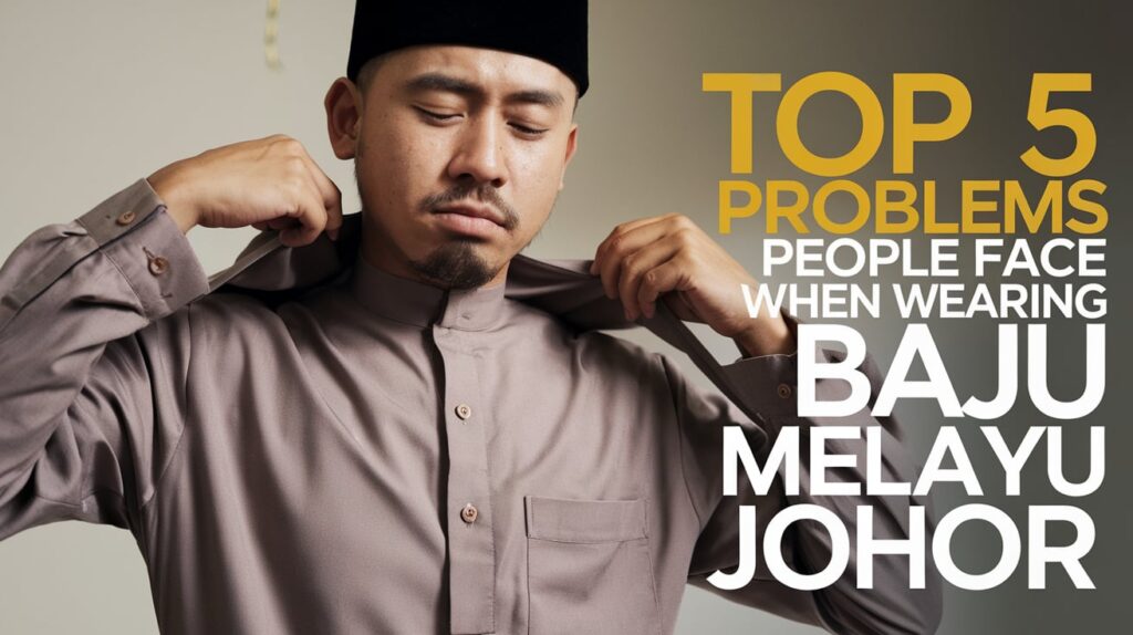 Top 5 Problems People Face When Wearing Baju Melayu Johor