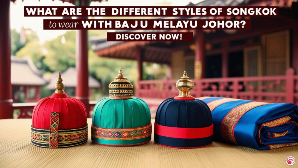 What Are the Different Styles of Songkok to Wear with Baju Melayu Johor